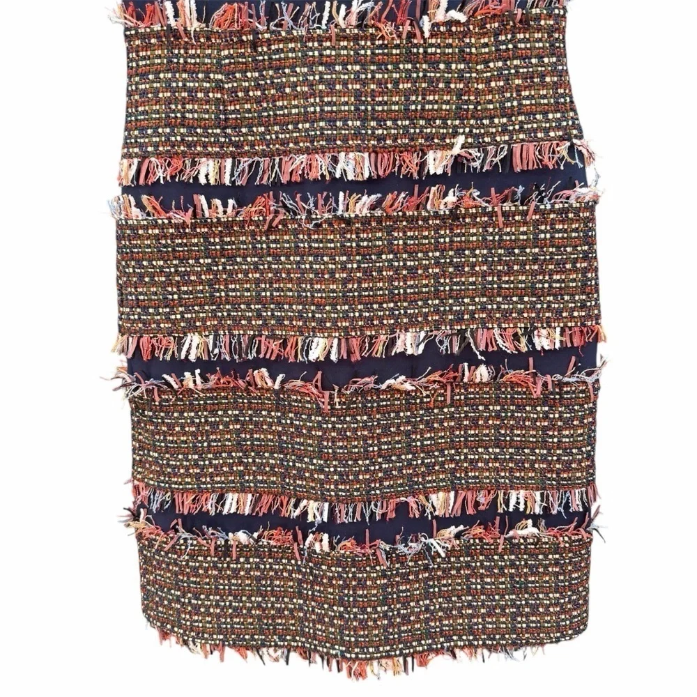 Tory Burch multi colored tweed dress